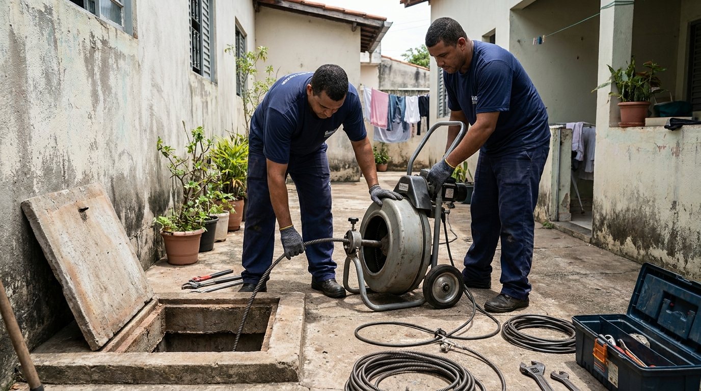 Esgoto Vazando no Quintal ou Garagem em Jaboatão dos Guararapes‑PE